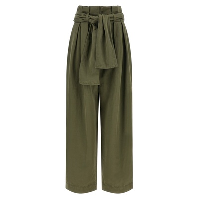 1h可退 香港直邮潮奢 Balmain 巴尔曼 女士 高腰长裤 GF0PQ285CG6