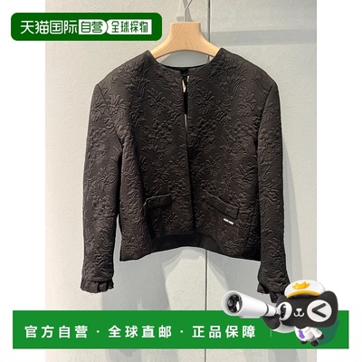 1h可退 香港直邮Miu Miu 缪缪 女士 黑色羊毛夹克 MH1929 1431  F