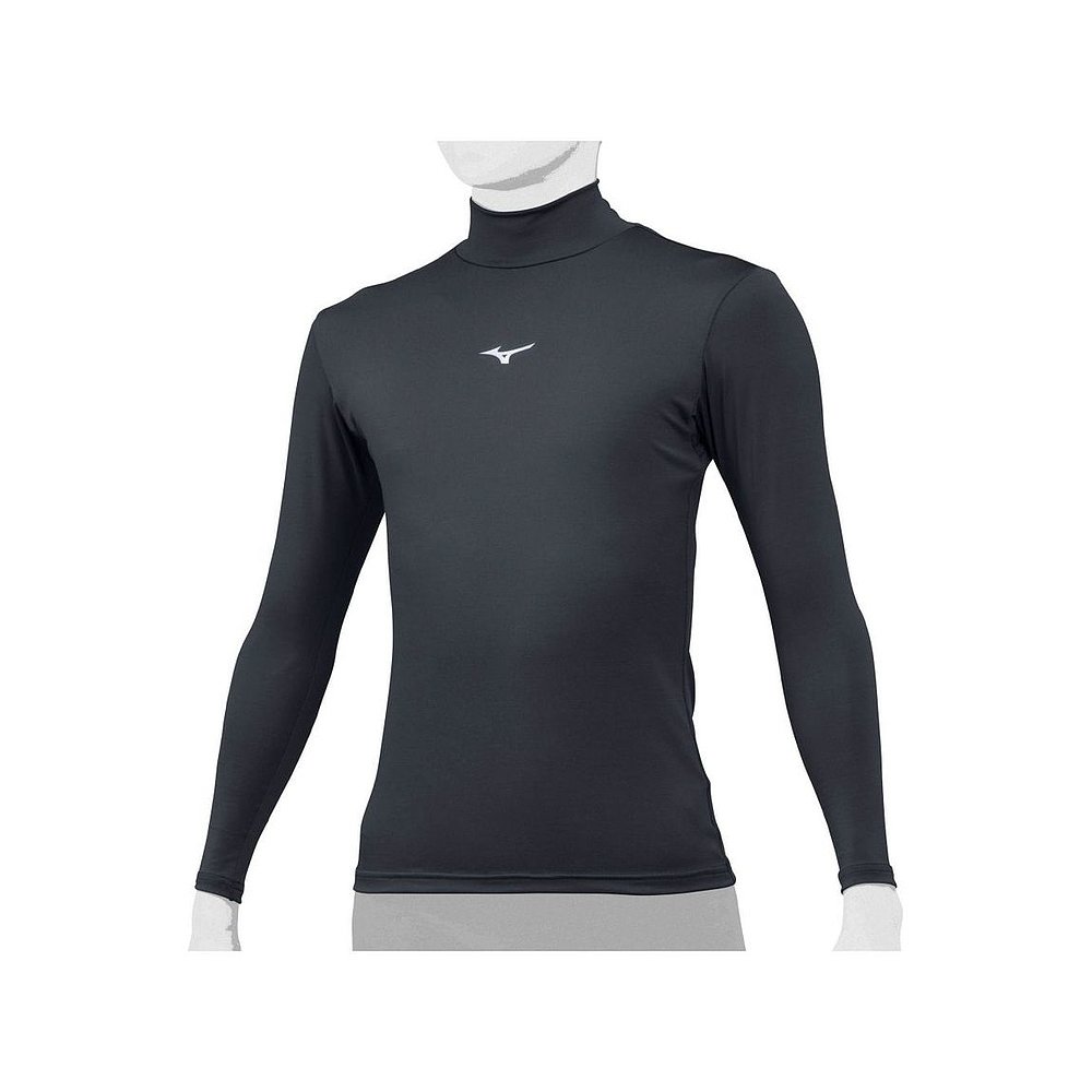 Mizuno美津浓儿童高领长袖运动紧身衣 12JA1C5009