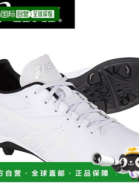 日本直邮ASICS 棒球 asics 棒球白色白色金属钉鞋 Neorevive 4 NE