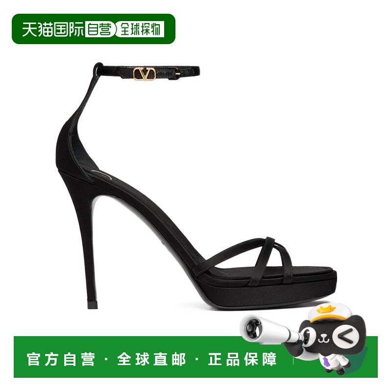 香港直邮Valentino EVENINGLAM 绸缎厚底凉鞋 WS0KR7LQM