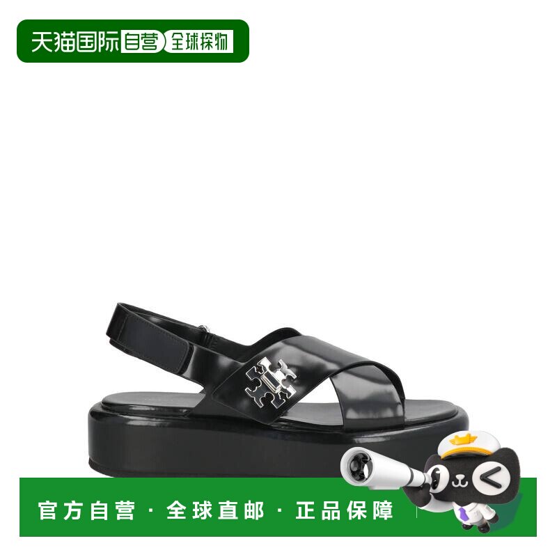 香港直邮潮奢 Tory Burch 托里 伯奇 女士 凉鞋 black黑色 舒适时