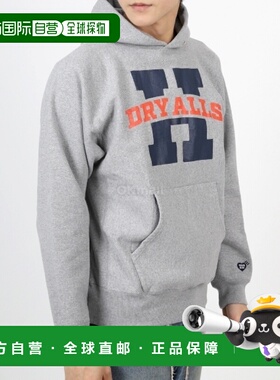 韩国直邮HUMAN MADE HM27CS031 灰色 拉链兜帽/卫衣