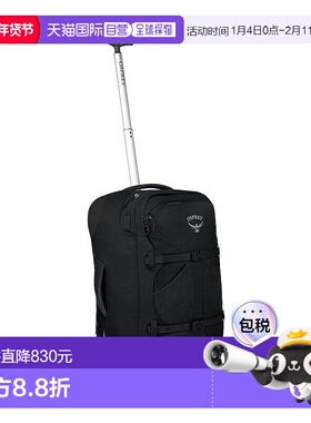 自营欧洲直邮Osprey FarpointWheeled Travel CarryOn男士黑色尼