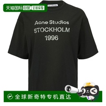 香港直邮潮奢 Acne Studios 艾克妮 女士 Exford U 1996 标识T恤