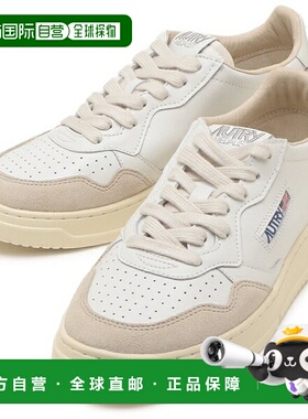 日本直邮Autry 男士 Medalist 白色和米色运动鞋 (LS33)