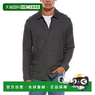 black 自营Vince Shirt Button 美国奥莱直发 Birdseye