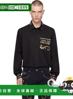 1h可退 香港直邮潮奢 Versace Jeans 范思哲 男士 黑色 Chrome Co