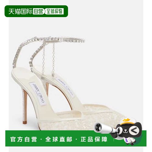 香港直邮JimmyChoo周仰杰Saeda 100女士高跟鞋