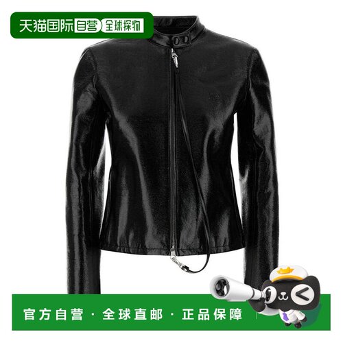 1h可退 香港直邮Courreges 女士 City 短款机车夹克 325CBL293VY0