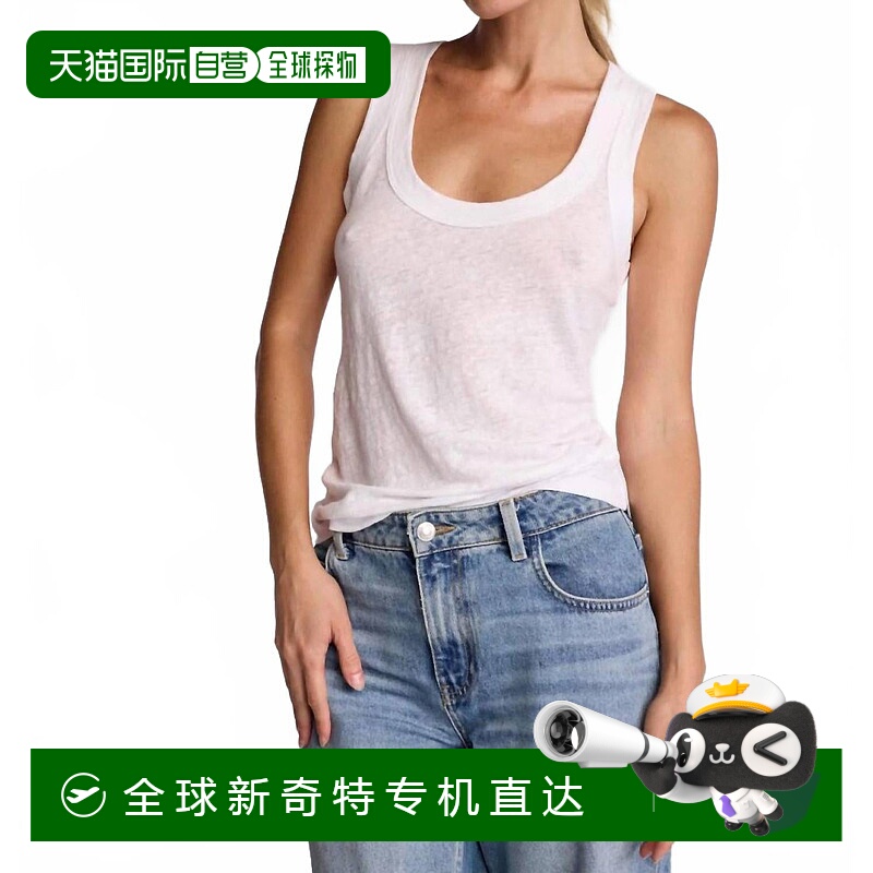 自营 sundays白色亚麻丹尼背心 【美国奥莱】直发