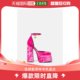 范思哲 香港直邮潮奢 女士丝绒防水台高跟鞋 Versace