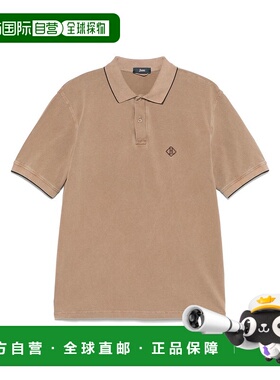 1h可退 香港直邮HERNO 男士POLO衫 JPL00134U540062157 SS2025 驼