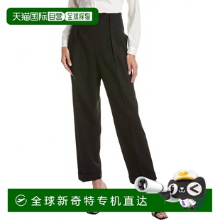 美国奥莱直发新款 自营 黑色 lafayette 148黑色波浪裤
