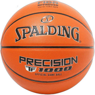 自营｜斯伯丁男女Precision TF-1000 FIBA JBA合成皮篮球6号球7