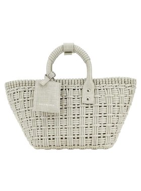 潮奢 Balenciaga 巴黎世家 女士 编织手提包 6713422AAFX