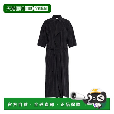 1h可退 香港直邮Lemaire 女士 短袖襯衫裙 DR1162LF1308 black黑