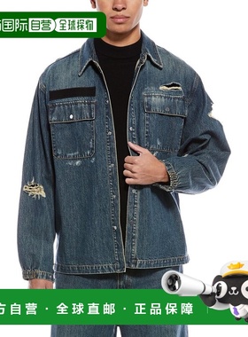 自营Helmut Lang Denim Uniform Shirt Jacket - blue 美国奥莱直