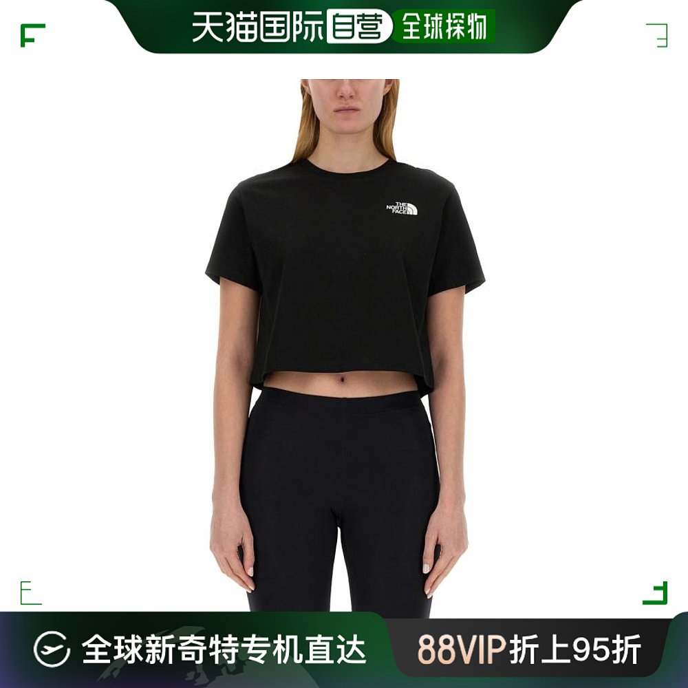 韩国直邮NORTH FACE24SS短袖T恤女NF0A87U4 JK31 BLACK 运动服/休闲服装 跑步外套 原图主图