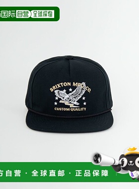 1h可退 日本直邮BRIXTON 男装 美式复古风鹰刺绣全棉棒球帽 11896