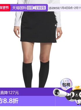 日本直邮adidas 4WAY Stretch 女士高尔夫裙 [JWK13-JM2975] 黑色