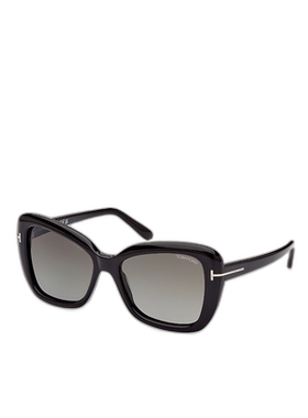 香港直邮TOM FORD 女士眼镜 FT100801B SS2026 灰色 徽标太阳镜