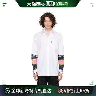 衬衫 男士 香港直邮潮奢 10060601 范思哲 Greca 白色 Versace