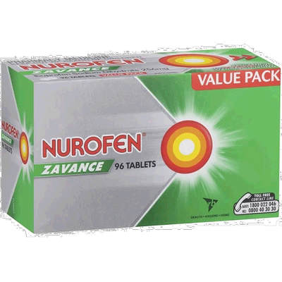 澳大利亚直邮NUROFEN布洛芬双倍快速止痛退烧片256mg效期27.06