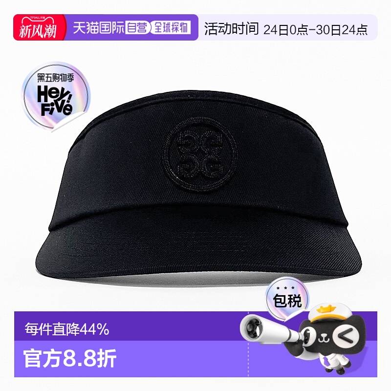 g/fore高尔夫球帽空顶帽户外遮阳帽G4AF22H52-ONYX帽子高尔夫帽
