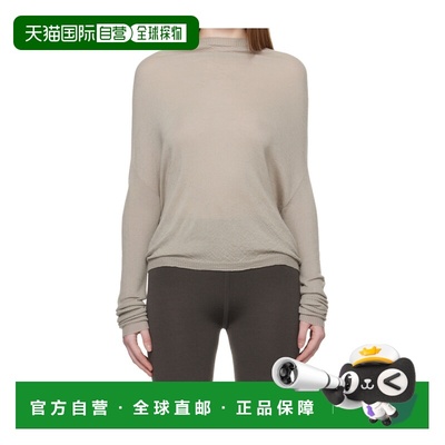 1h可退 香港直邮Rick Owens Temple Crater 羊绒针织衫 RP01F6629