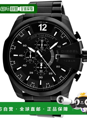 自营Diesel Men's Black dial Watch - black 美国奥莱直发迪赛