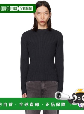 1h可退 香港直邮潮奢 Our Legacy 男士 黑色 Compact Round 毛衣