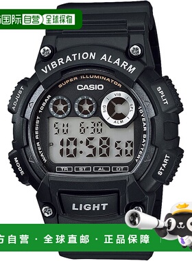 【日本直邮】Casio卡西欧 手表 男式多功能表黑色W-735H-1AJH防水
