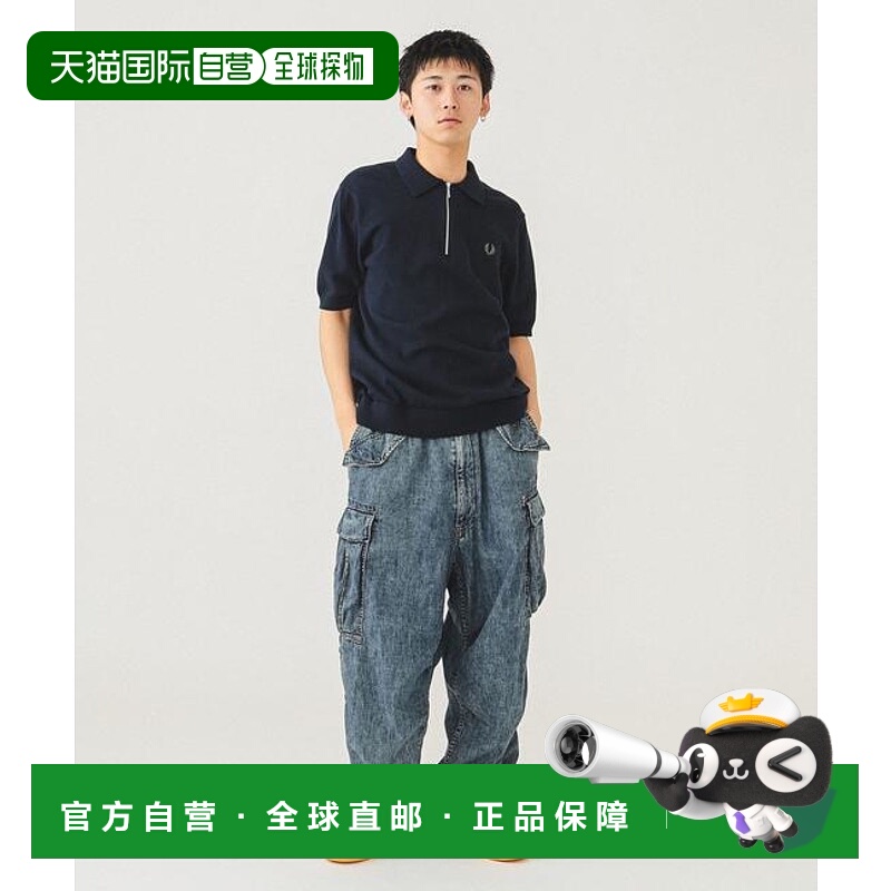 1h可退 日本直邮BEAMS 大号六口袋牛仔工装裤牛仔裤直筒裤