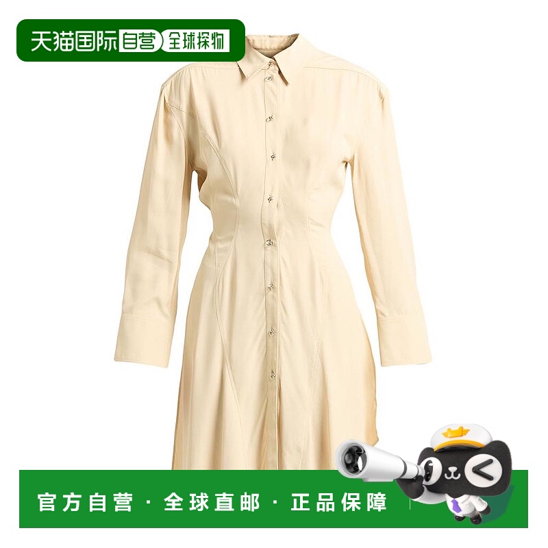 1h可退 【美国直邮】mugler 女士 连衣裙长袖衬衫裙