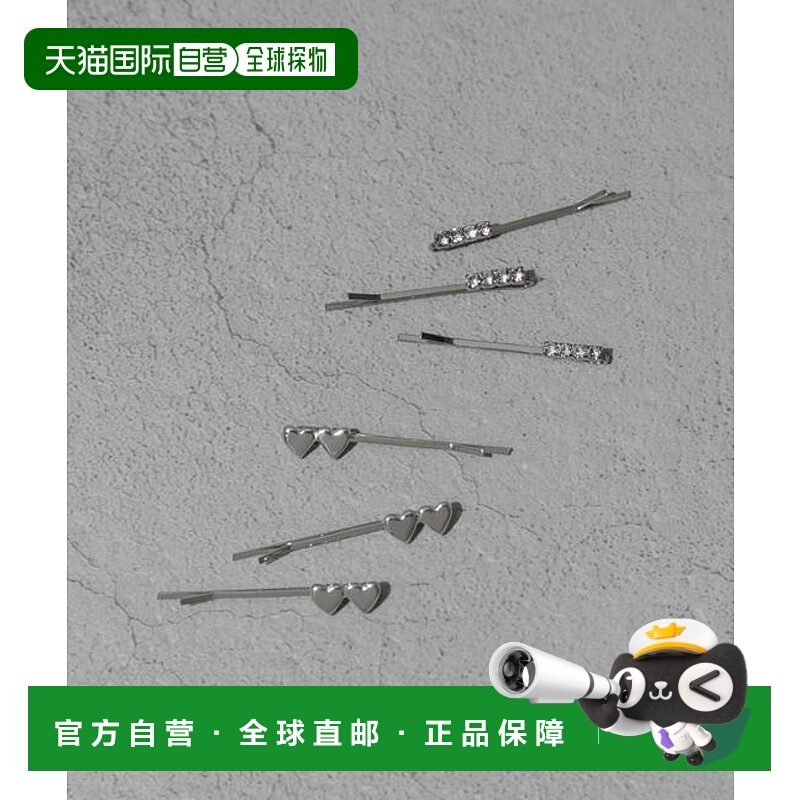 1h可退 日本直邮官方授权 SMELLY 爱心水钻多用发夹