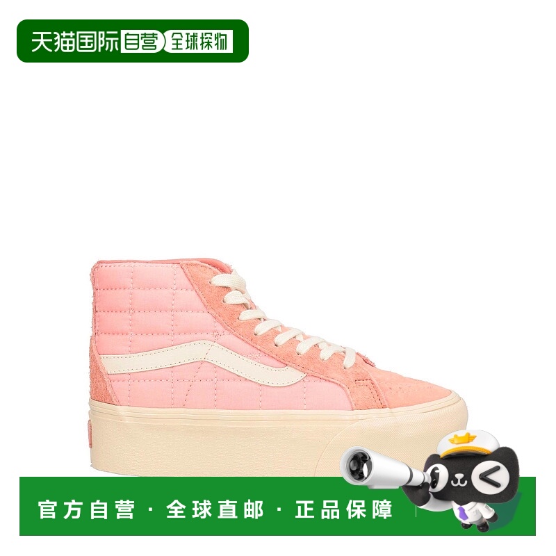 1h可退 香港直邮Vans 范斯 女士 运动鞋 pink粉色 舒适时尚