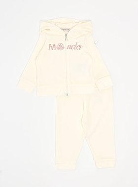 MONCLER 男士休闲裤 8M0001489AQ434 AW2024 米白色 KNITWEAR