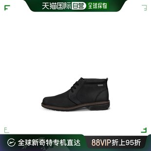 男式 美国直邮ECCO 510224 GTX CHUKKA 黑色 TURN 领带靴子 02001