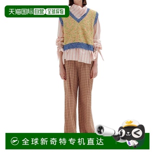 美国奥莱直发 自营 eenkSiki修身 针织背心黄 蓝多色