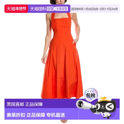 自营A.L.C. Natalie Midi Dress - red 美国奥莱直发