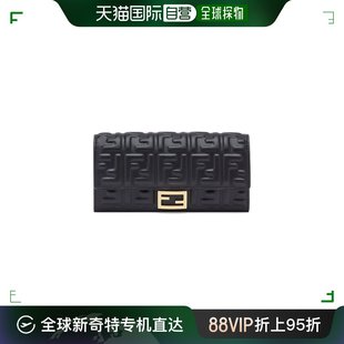 香港直邮潮奢 皮夹 女士长款 Fendi