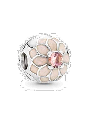 香港直邮PANDORA 潘多拉 盛開的大麗花水晶固定夾791828NBP