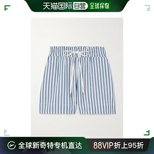 女士 棉混纺绉条纹短裤 VERONICA J24 香港直邮潮奢 Tijana BEARD
