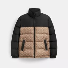 【美国直邮】CoachOutlet Signature聚酯纤维羽绒服