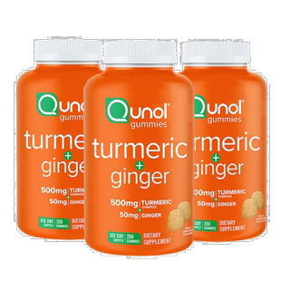 自营｜Qunol姜黄素软糖姜黄素软糖200粒*3醒酒护肝中老年老年人