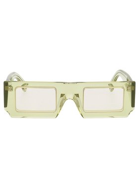 欧洲直邮Jacquemus绿色方形醋酸酯太阳镜时尚休闲百搭复古简约