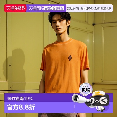 1h可退 香港直邮Marcelo Burlon 马克 布隆 男士 徽标短袖T恤 CMA