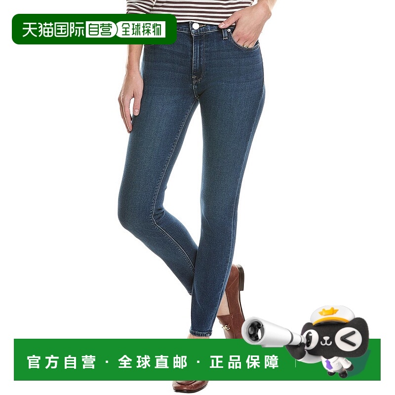 自营HUDSON Jeans Nico Mid-Rise Obsess Super Skinny Ankle Jea