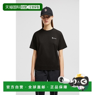 Logo压花棉质T恤短袖 欧洲直邮MONCLER 2025新品
